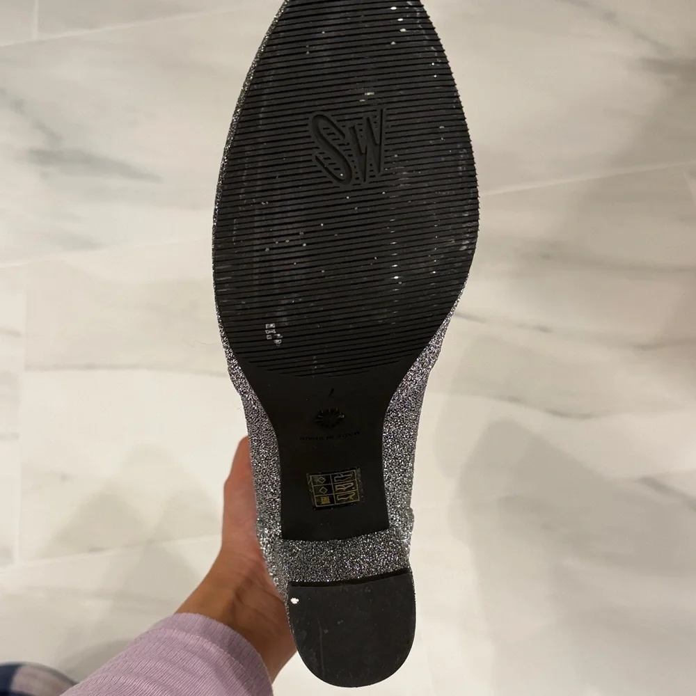 Stuart Weitzman Glitter Heeled Boots - Picture 4 of 4